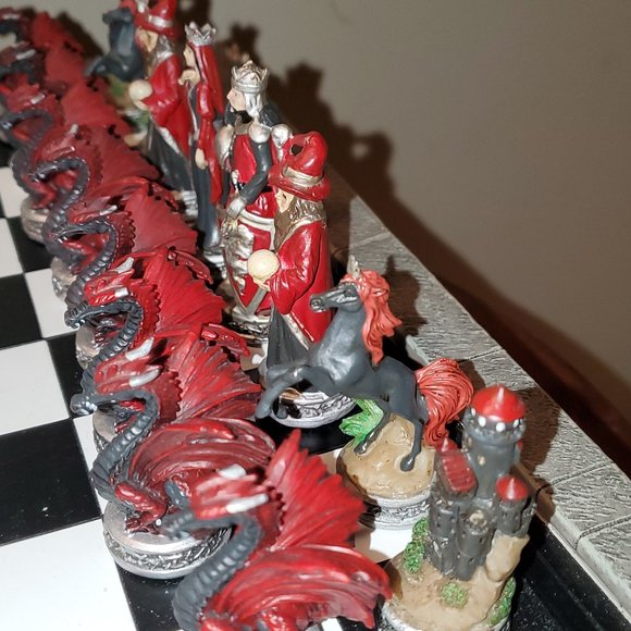 Collectors Dragon Chess Board set - Picture 3 of 12